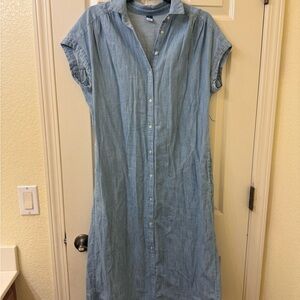 Old Navy Light Blue Denim Dress